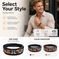 🪨 LIMITED-TIME 50% OFF! 🧵 Braided PU Leather Bracelet for Men & Women – Tiger Eye Stone, Unisex, Layered Design ✨