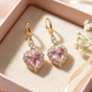 🎉 2026 Sale — Over 45,000 Sold!💎Sparkling Heart-Shaped Drop Earrings – Rhinestone, Gold Tone 💕