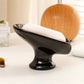 🎉 2026 Sale — Over 61,000 Sold!🧼Ceramic Self-Draining Leaf Soap Dish – Elegant, Stable Pedestal 🍃