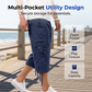 🎉 2026 Sale — Over 25,000 Sold!🛠️Men's Multi-Pocket Capri Pants – Utility Design, Elastic Waistband 🏔️