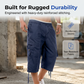 🎉 2026 Sale — Over 25,000 Sold!🛠️Men's Multi-Pocket Capri Pants – Utility Design, Elastic Waistband 🏔️