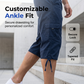 🎉 2026 Sale — Over 25,000 Sold!🛠️Men's Multi-Pocket Capri Pants – Utility Design, Elastic Waistband 🏔️