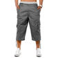🎉 2026 Sale — Over 25,000 Sold!🛠️Men's Multi-Pocket Capri Pants – Utility Design, Elastic Waistband 🏔️