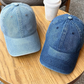 Unisex Washed Denim Baseball Cap