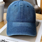 Unisex Washed Denim Baseball Cap