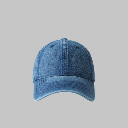 Unisex Washed Denim Baseball Cap