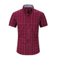 🎉 2026 Sale — Over 41,000 Sold!👔 Pro-Favorite Men's Casual Short Sleeve Plaid Shirt 🔥