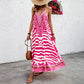 🎉 2026 Sale — Over 32,000 Sold!🐆 Women's Animal Print Backless Halter Maxi Dress 🌴