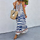 🎉 2026 Sale — Over 32,000 Sold!🐆 Women's Animal Print Backless Halter Maxi Dress 🌴