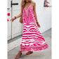 🎉 2026 Sale — Over 32,000 Sold!🐆 Women's Animal Print Backless Halter Maxi Dress 🌴