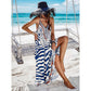 🎉 2026 Sale — Over 32,000 Sold!🐆 Women's Animal Print Backless Halter Maxi Dress 🌴