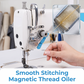 🎉 2026 Sale — Over 34,000 Sold!🧵 Magnetic Thread Oiler & Tension Guide Hook for Sewing Machines ✨