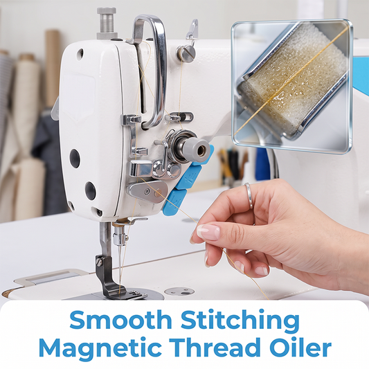 🎉 2026 Sale — Over 34,000 Sold!🧵 Magnetic Thread Oiler & Tension Guide Hook for Sewing Machines ✨