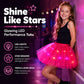 🎉 2026 Sale — Over 37,000 Sold! 💞 LED Light Up Sequin Tutu Skirt Star Mesh Princess Skirt for Girls and Adults