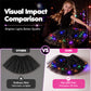 🎉 2026 Sale — Over 37,000 Sold! 💞 LED Light Up Sequin Tutu Skirt Star Mesh Princess Skirt for Girls and Adults