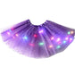 🎉 2026 Sale — Over 37,000 Sold! 💞 LED Light Up Sequin Tutu Skirt Star Mesh Princess Skirt for Girls and Adults