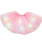 🎉 2026 Sale — Over 37,000 Sold! 💞 LED Light Up Sequin Tutu Skirt Star Mesh Princess Skirt for Girls and Adults