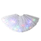 🎉 2026 Sale — Over 37,000 Sold! 💞 LED Light Up Sequin Tutu Skirt Star Mesh Princess Skirt for Girls and Adults