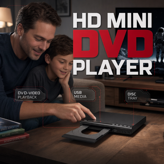 🎉 2026 Sale — Over 34,000 Sold!📀Home HD DVD Media Player – 1080p, Dolby 5.1, USB Direct Read 🎬