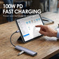 🎉 2026 Sale — Over 51,000 Sold!💻Portable 5-in-1 USB-C Hub – 4K HDMI, 100W PD, 5Gbps Data 💨