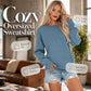 🎉 2026 Sale — Over 40,000 Sold!🧸 Women's Casual Oversized Crewneck Sweatshirt ☕