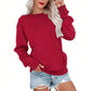 🎉 2026 Sale — Over 40,000 Sold!🧸 Women's Casual Oversized Crewneck Sweatshirt ☕