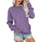 🎉 2026 Sale — Over 40,000 Sold!🧸 Women's Casual Oversized Crewneck Sweatshirt ☕