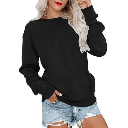 🎉 2026 Sale — Over 40,000 Sold!🧸 Women's Casual Oversized Crewneck Sweatshirt ☕