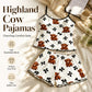 🎉 2026 Sale — Over 20,000 Sold! 💞 Summer Highland Cow Cami Sleepwear Set – Pure Relaxation 🌸