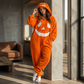 🎉 2026 Sale — Over 12,000 Sold! 💞 Unisex Halloween Pumpkin Hooded Jumpsuit – Festive & Cozy 🌸