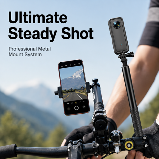🎉 2026 Sale — Over 28,000 Sold! 💞 Motorcycle Bicycle Third Person Perspective Camera Bracket Mount – Epic Shots 🌸