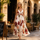 🎉 2026 Sale — Over 36,000 Sold! 💞 Women's Printed Spaghetti Strap Maxi Dress – Summer Garden Elegance 🌸