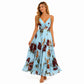 🎉 2026 Sale — Over 36,000 Sold! 💞 Women's Printed Spaghetti Strap Maxi Dress – Summer Garden Elegance 🌸