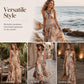 🎉 2026 Sale — Over 24,000 Sold! 💞 Women Halter Neck Boho Maxi Dress