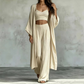 🎉 2026 Sale — Over 26,000 Sold! 💞 Women's Loose 3-Piece Cardigan Pants Set
