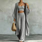 🎉 2026 Sale — Over 26,000 Sold! 💞 Women's Loose 3-Piece Cardigan Pants Set