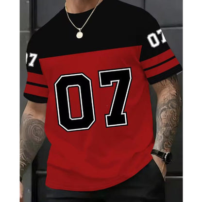 🎉 2026 Sale — Over 18,000 Sold! 💞 Men's Printed Short-Sleeve Sports T-Shirt
