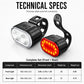 🎉 2026 Sale — Over 33,000 Sold! 💞 USB Rechargeable Bike Light Set