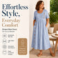 🎉 2026 Sale — Over 28,000 Sold! 💞 Women's Casual Striped Relaxed Fit Dress