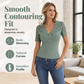 🎉 2026 Sale — Over 20,000 Sold! 💞 Women's Slim-Fit V-Neck Lace Short-Sleeve Top