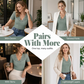 🎉 2026 Sale — Over 20,000 Sold! 💞 Women's Slim-Fit V-Neck Lace Short-Sleeve Top