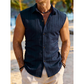 🎉 2026 Sale — Over 16,000 Sold! 💞 Men's Breathable Sleeveless Button Down Shirt