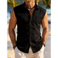 🎉 2026 Sale — Over 16,000 Sold! 💞 Men's Breathable Sleeveless Button Down Shirt