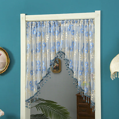🎉 2026 Sale — Over 18,000 Sold! 💞 Lace Short Door Curtain with Tassels