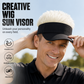 🎉 2026 Sale — Over 17,000 Sold! 💞 Creative Wig Sun Visor Hat