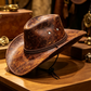 🎉 2026 Sale — Over 16,000 Sold! 💞 Vintage Wide Brim Cowboy Hat with Strap