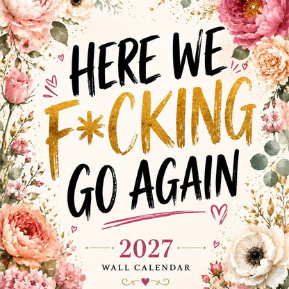 🎉 2026 Sale — Over 19,000 Sold! 💞 Funny 2027 Wall Calendar for Women