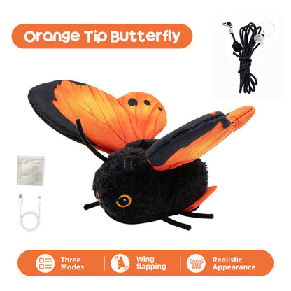 🎉 2026 Sale — Over 33,500 Sold!🐱 Automatic Flapping Butterfly Cat Toy – Interactive Motion Teaser