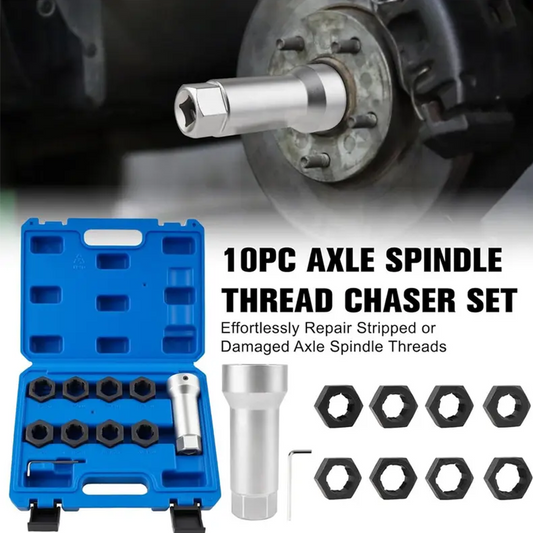 🎉 2026 Sale — Over 40000 Sold! 💰 10-Piece Axle Spindle Thread Chaser Set durable