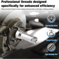 🎉 2026 Sale — Over 40000 Sold! 💰 10-Piece Axle Spindle Thread Chaser Set durable